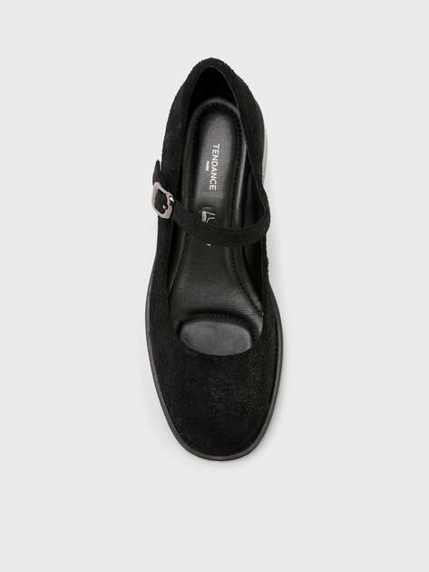 TENDANCE Mary Jane shoes (genuine suede)