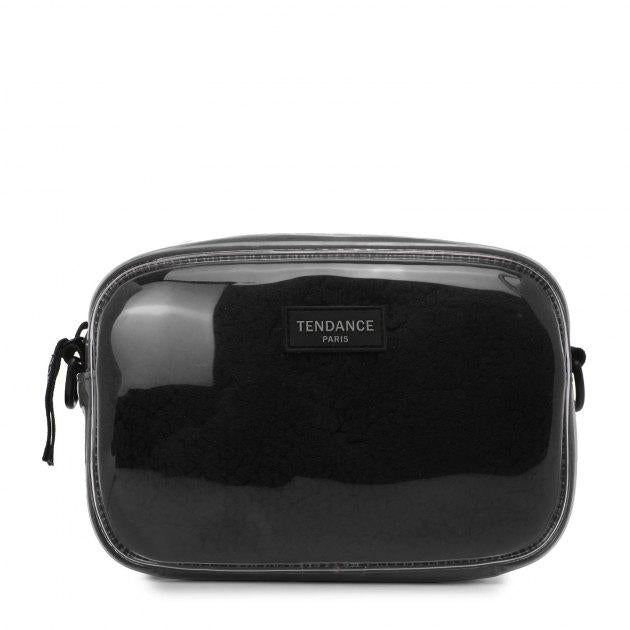 TENDANCE Crossbody Shoulder Bag (Rubber/Faux Fur)