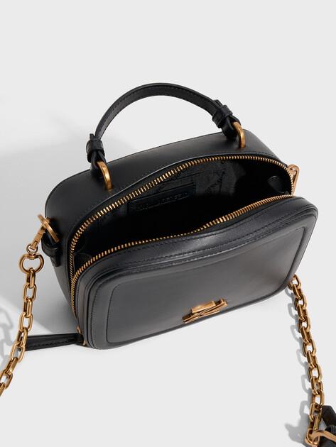 KARL LAGERFELD k/autograph sm tph crossbody bag (genuine leather)