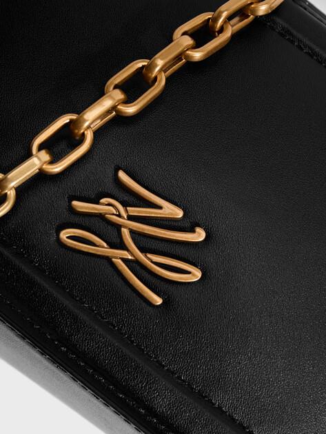 KARL LAGERFELD k/autograph sm tph crossbody bag (genuine leather)