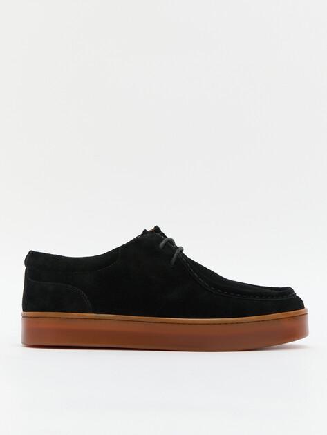MAISON DAVID Low shoes (natural suede/natural rubber sole)