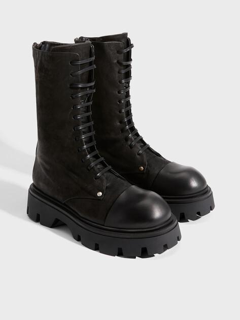 ERNESTO DOLANI DENTE DONNA Half Boots (Nubuck/Leather)