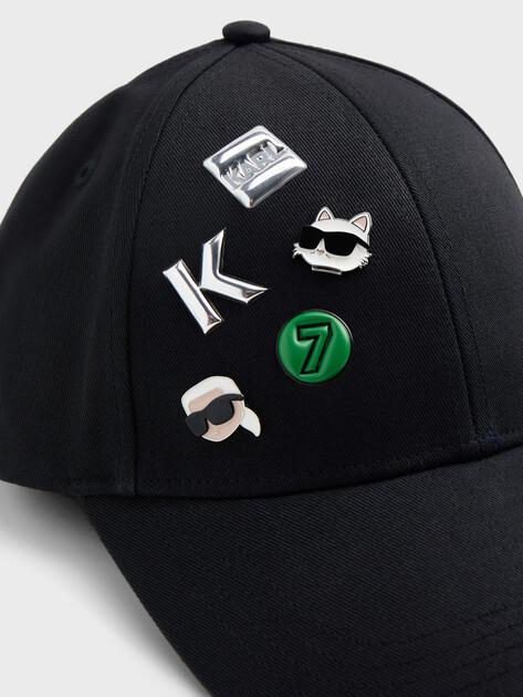 KARL LAGERFELD Ikon Multi Pin Cap (Textile)
