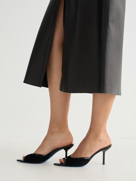 LORIBLU Mules (genuine suede/genuine leather)