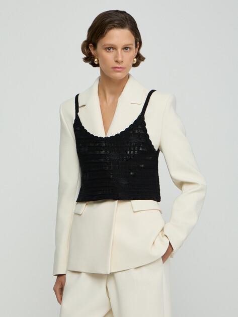 MAISON DAVID Top (cotton/acrylic)