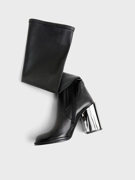 TENDANCE Over-the-knee boots (genuine leather/faux leather)