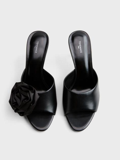 TENDANCE Mules (genuine leather/textile)