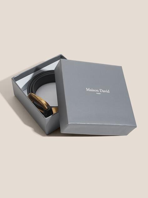 MAISON DAVID Belt (genuine leather)