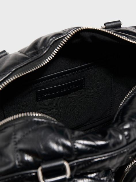 KARL LAGERFELD k/kuilt pockets md bowling bag (genuine leather/polyamide)
