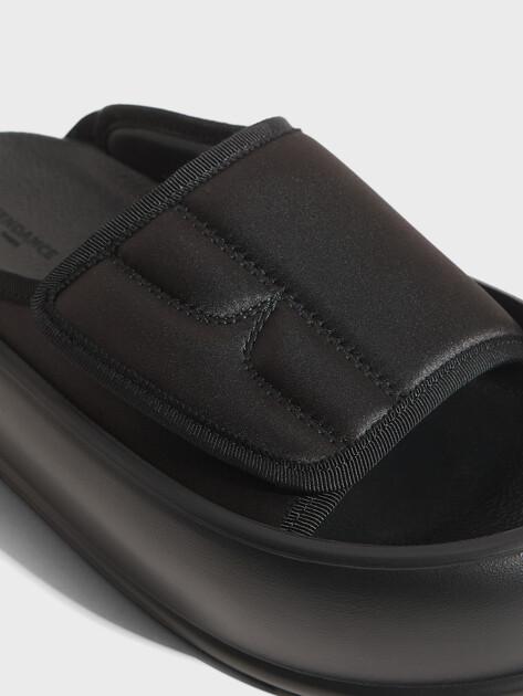 TENDANCE Slippers (textile with leather lining)