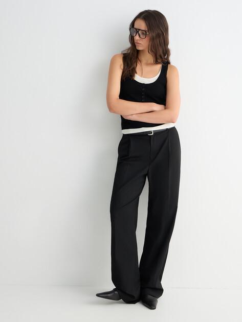 MAISON DAVID Top (polyester/natural wool)