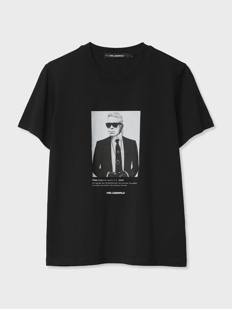 KARL LAGERFELD Portrait T-shirt (cotton)