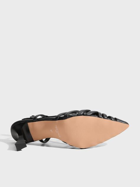 TENDANCE Slingback Shoes SST-260 (Genuine Leather)