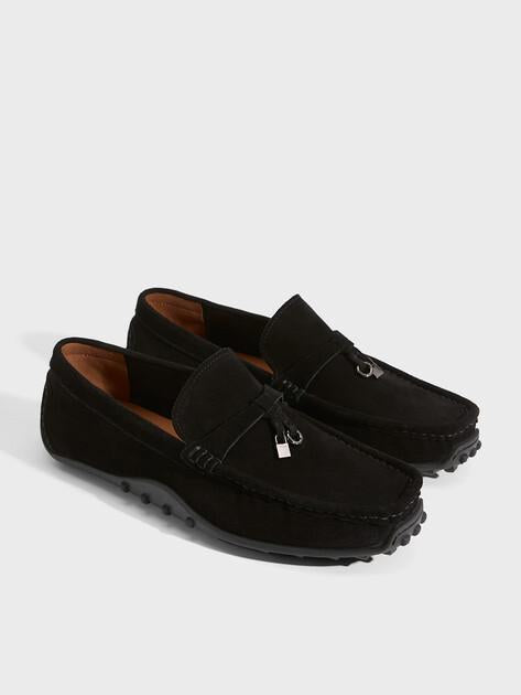MAISON DAVID Moccasins (natural suede)