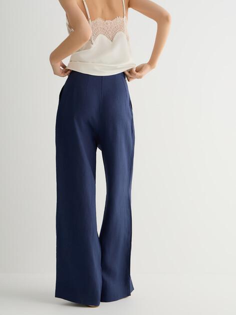 MAISON DAVID Palazzo pants (linen)