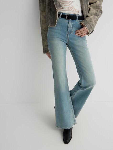 MAISON DAVID Flared Jeans (Cotton/Spandex)