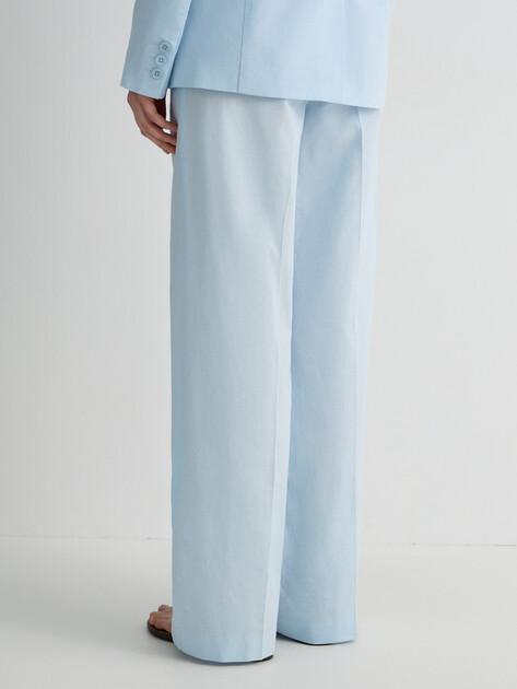 MAISON DAVID Wide-leg trousers (cotton/linen)
