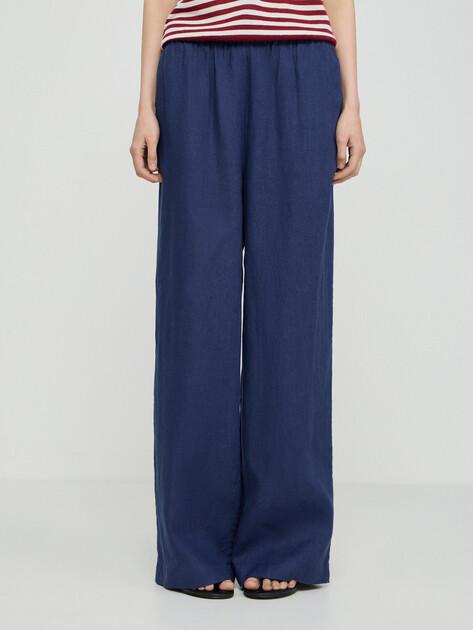 MAISON DAVID Wide-leg trousers (linen)
