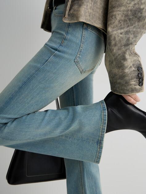 MAISON DAVID Flared Jeans (Cotton/Spandex)