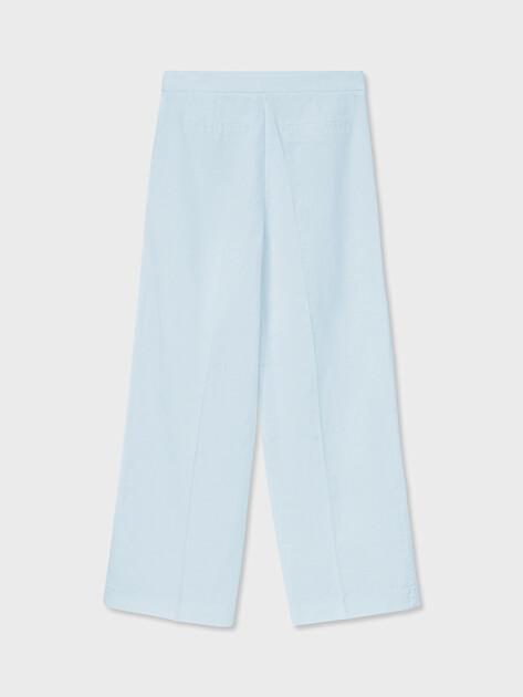 MAISON DAVID Wide-leg trousers (cotton/linen)