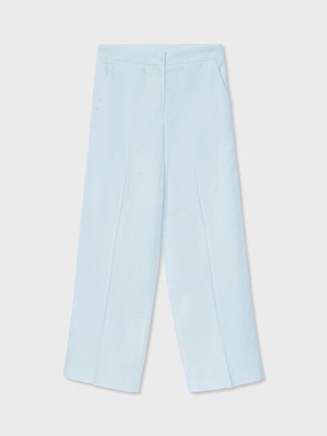MAISON DAVID Wide-leg trousers (cotton/linen)
