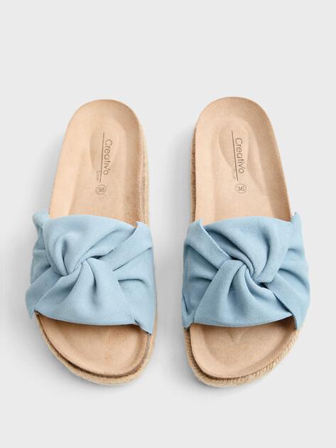 CREATIVO SPAIN Flip-flops (natural suede)
