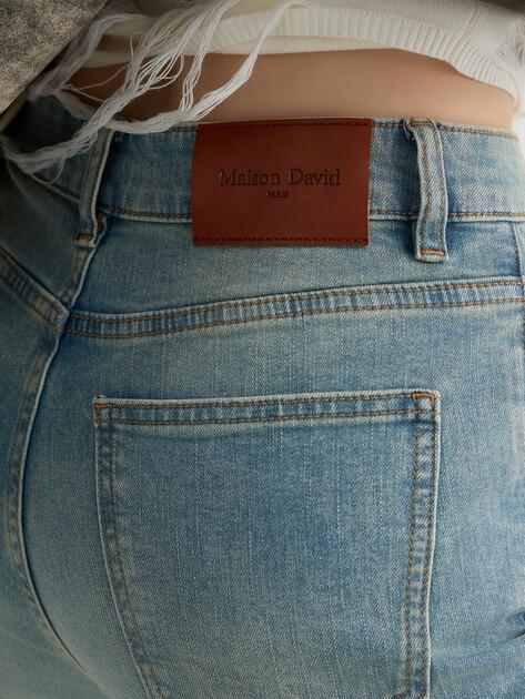 MAISON DAVID Flared Jeans (Cotton/Spandex)