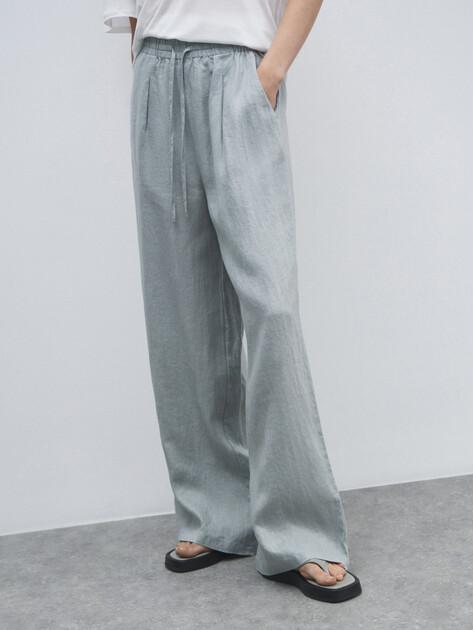 MAISON DAVID Palazzo pants (linen)