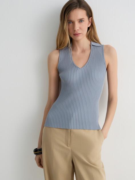 MAISON DAVID Top (viscose/polyester)