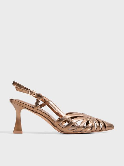 TENDANCE Slingback Shoes SST-260 (Genuine Leather)