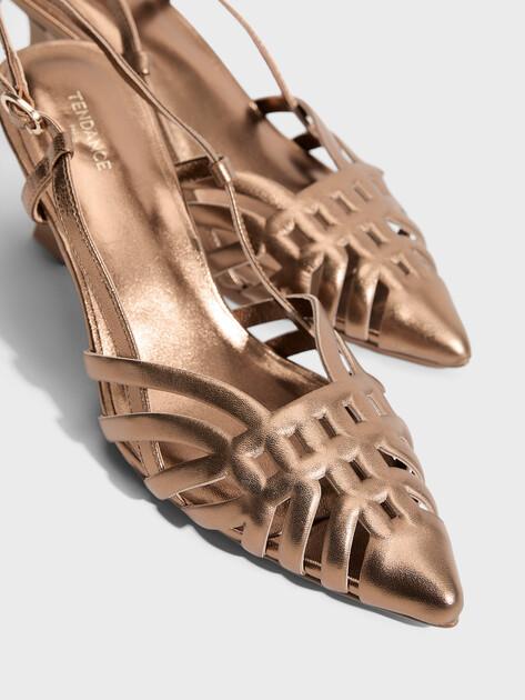 TENDANCE Slingback Shoes SST-260 (Genuine Leather)