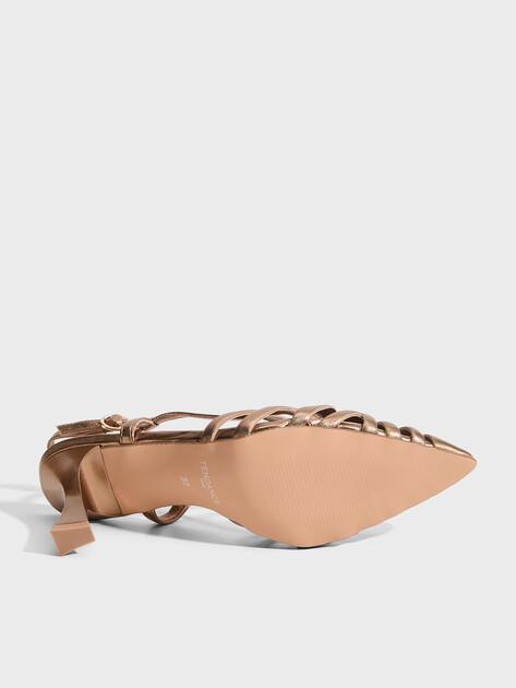 TENDANCE Slingback Shoes SST-260 (Genuine Leather)