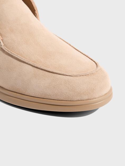 TENDANCE High loafers (natural suede)