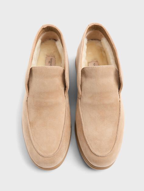 TENDANCE High loafers (natural suede)