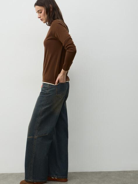 MAISON DAVID Wide-leg jeans (cotton)
