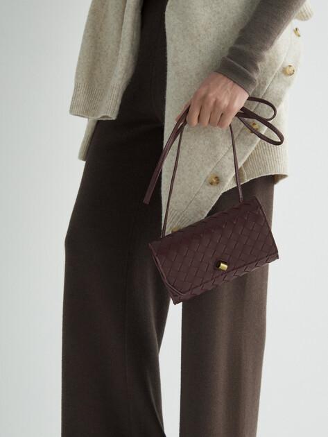 TENDANCE Crossbody Shoulder Bag (Genuine Leather)