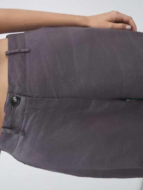 MAISON DAVID Wide-leg trousers (linen)