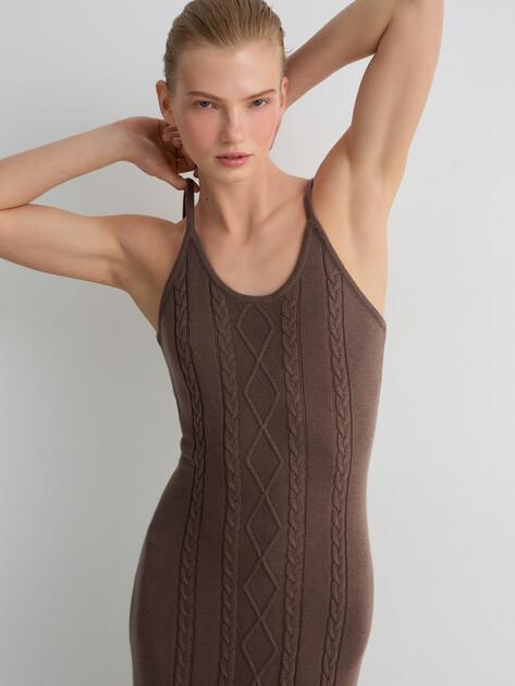 MAISON DAVID Dress (polyester/natural wool)
