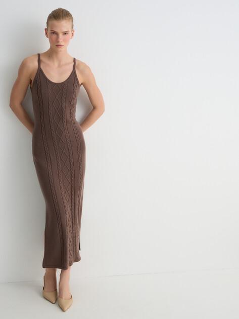 MAISON DAVID Dress (polyester/natural wool)