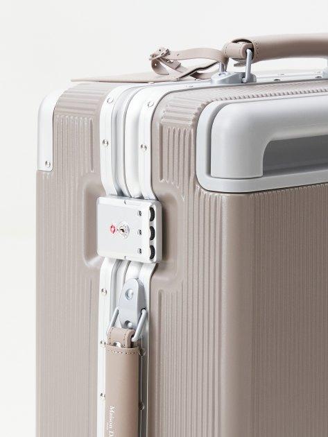 MAISON DAVID Suitcase (polycarbonate/aluminum), 46 l