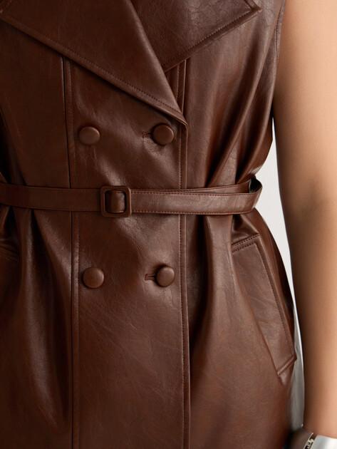 MAISON DAVID Vest (faux leather)