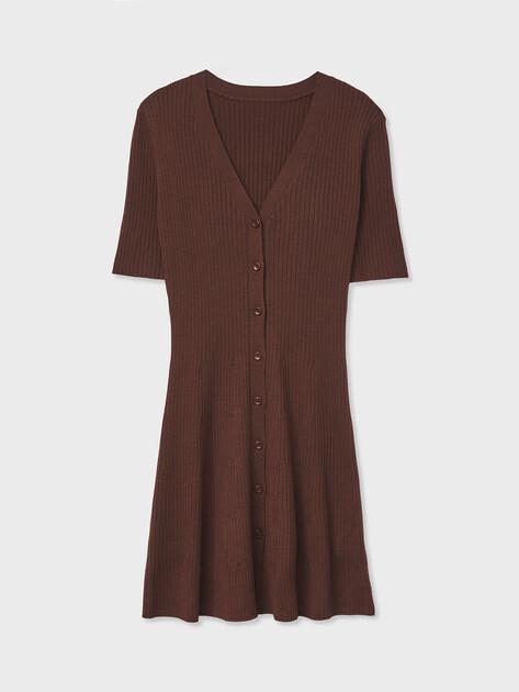 MAISON DAVID Shirt dress (natural wool)