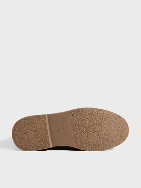 TENDANCE Ψηλά loafers (φυσικό σουέτ/φυσική γούνα)