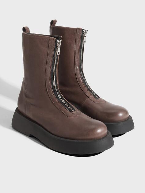 ERNESTO DOLANI SILICONE DONNA Boots (genuine leather)