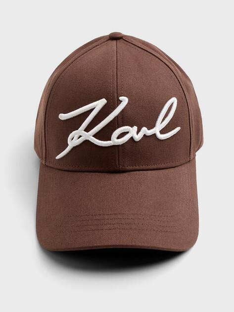 KARL LAGERFELD k/signature logo cap (textile)
