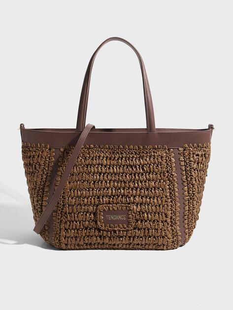 TENDANCE Bag (raffia/genuine leather)