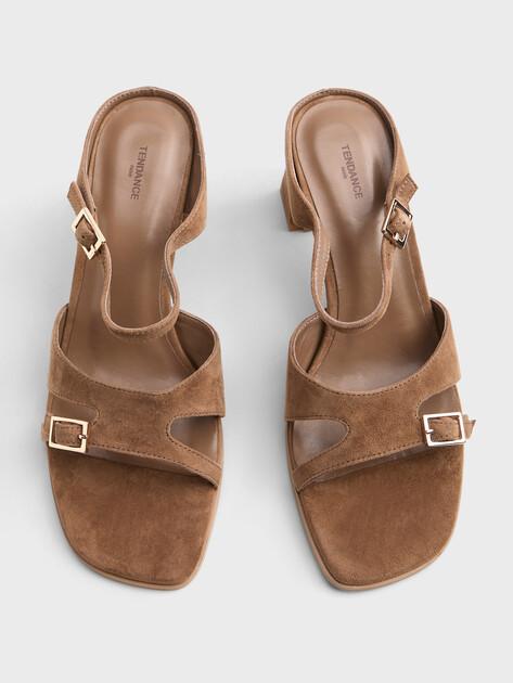 TENDANCE Mules (natural suede)