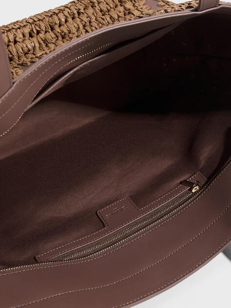 TENDANCE Bag (raffia/genuine leather)