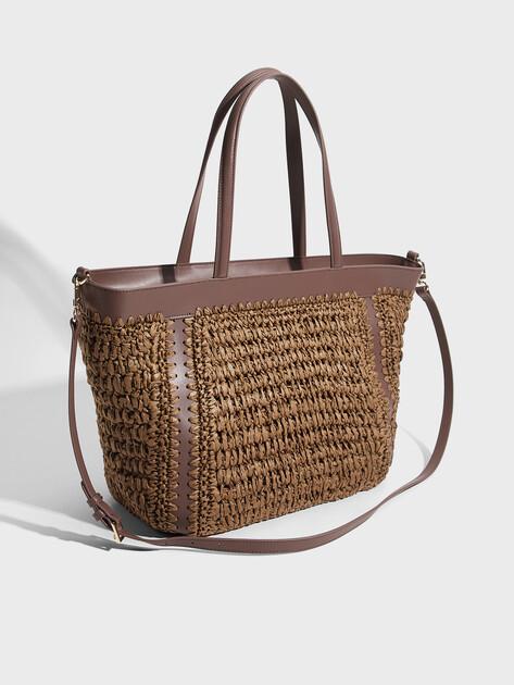 TENDANCE Bag (raffia/genuine leather)