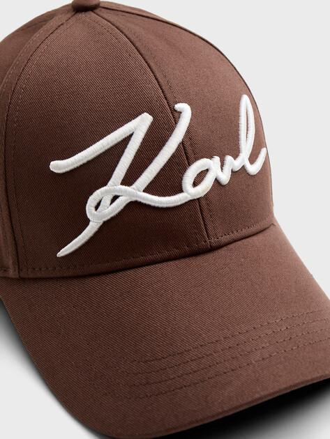 KARL LAGERFELD k/signature logo cap (textile)